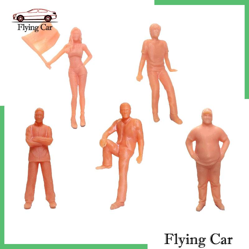 [Lzdjfmy2] 5 Mô Hình Người Tỉ Lệ 1 / 64 Trang Trí Tiểu Cảnh DIY