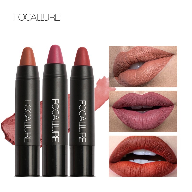 Son Lì FOCALLURE Lâu Phai 19 Màu Sắc Lựa Chọn