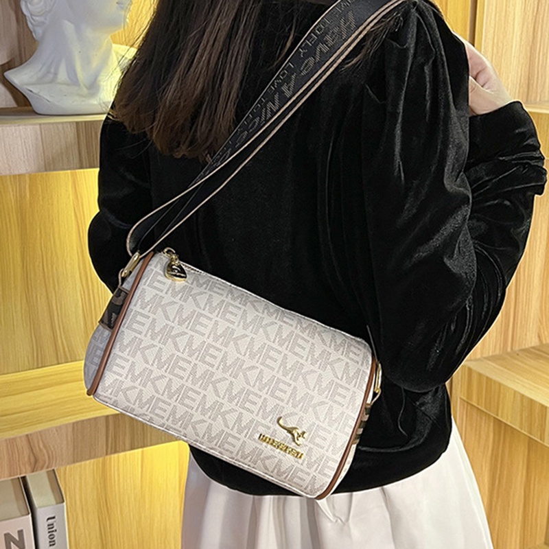 Túi Đeo Vai Sức Chứa Lớn Có Khóa Kéo In Họa Tiết Thời Trang Chất Lượng Cao Cho Nữ