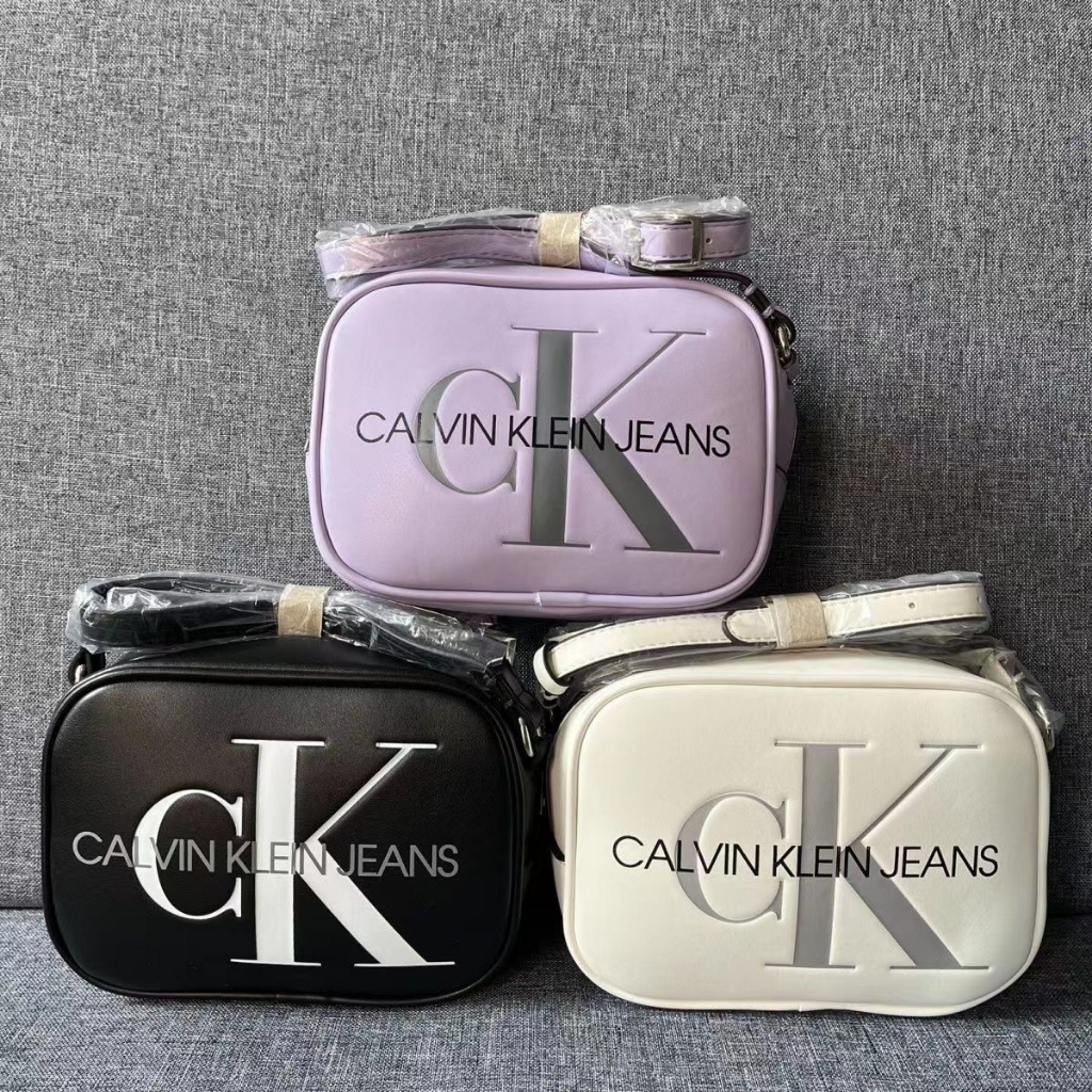 Túi Đeo Chéo Vuông Nhỏ In Chữ Calvin Klein 2023 Mới Cho Nữ