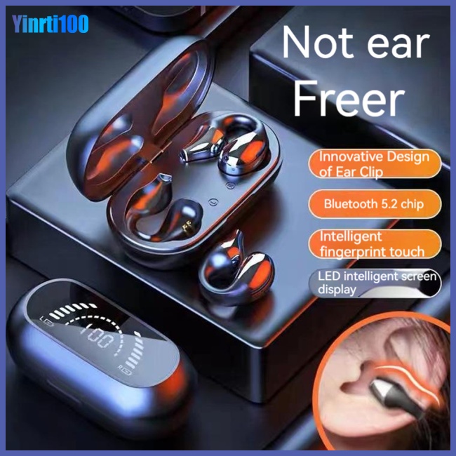 1 Cặp Tai Nghe Bluetooth Không Dây Yinrti S03 Chống Ồn Ipx5 Màn Hình Kỹ Thuật Số 5.2