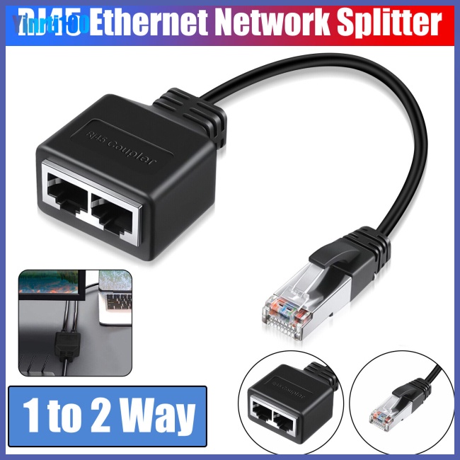 Dây Cáp Nối Dài Rj45 Male Sang 2 Female