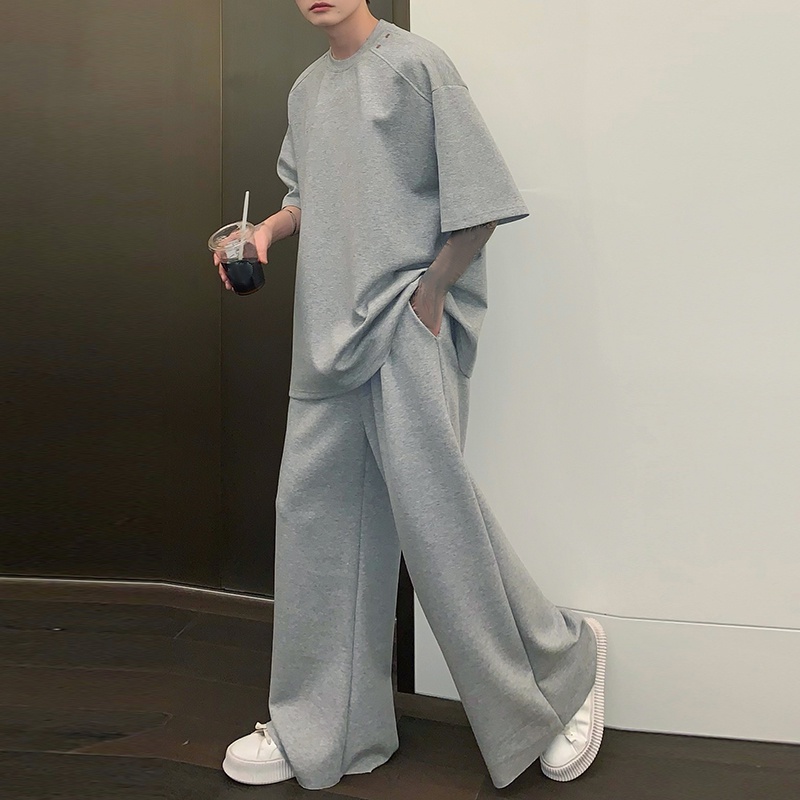 INCERUN Bộ Quần Áo Thời Trang Năng Động Cho Nam