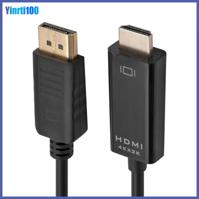 Dây Cáp Chuyển Đổi Cổng Hiển Thị Dp Sang Hdmi 1.8m Cho Pc Laptop Máy Chiếu Hd