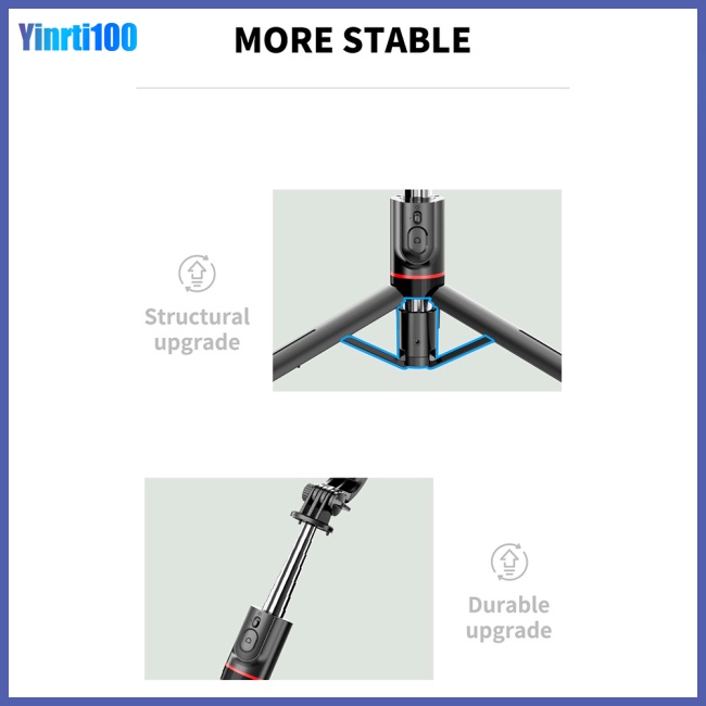 Gậy Chụp Ảnh Selfie Yinrti L13 Kết Nối Bluetooth Cho Điện Thoại