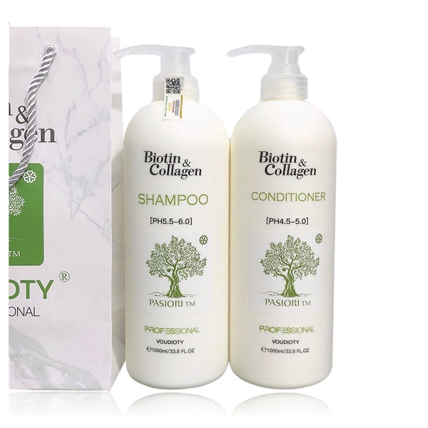 Dầu gội và dầu xả Biotin Collagen Pasiori