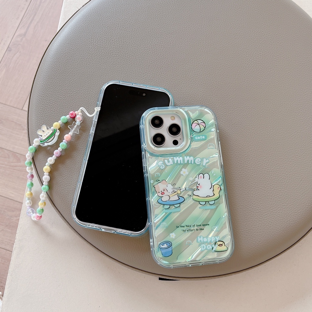 Ốp Điện Thoại TPU Mềm Trong Suốt Họa Tiết Hoạt Hình Cho iPhone 11 13 12 14 Pro Max