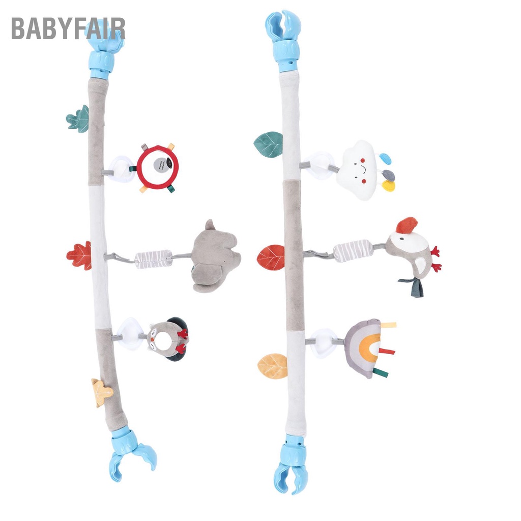 Babyfair Xe Đẩy Cho Bé Vòm Đồ Chơi Du Lịch Mặt Dây Chuyền Ô Tô Ghế Thanh Nôi Giường