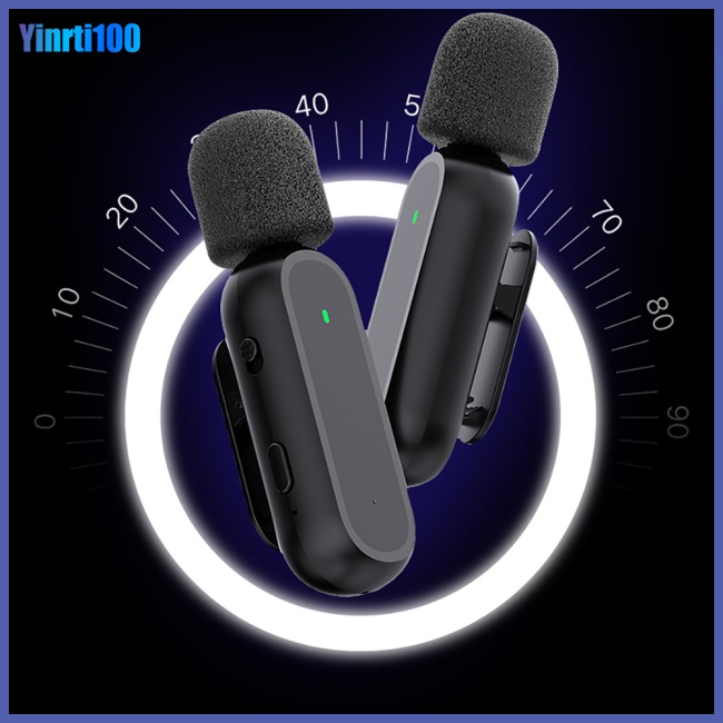 Micro Không Dây Yinrti Kèm Hộp Sạc Di Động Tiện Dụng Chất Lượng Cao