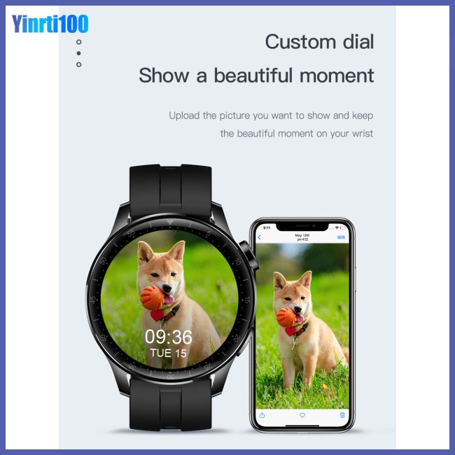 Đồng Hồ Thông Minh Yinrti Um95 Kết Nối Bluetooth S7 Theo Dõi Sức Khỏe Kèm Phụ Kiện