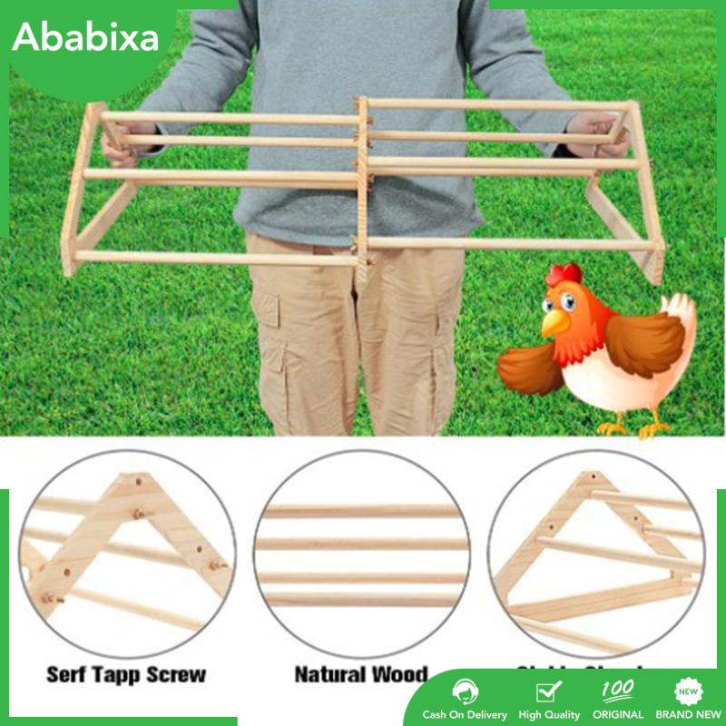 Giá Đỡ Đứng 3 Tầng Bằng Gỗ Cho Gà / Vẹt