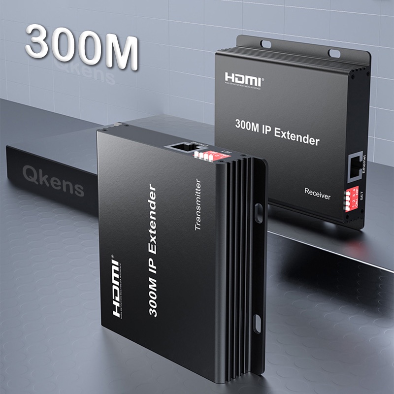 Dây Cáp Chuyển Đổi 300M HDMI Qua IP RJ45 Cat6 1080P HDMI Sang Ethernet
