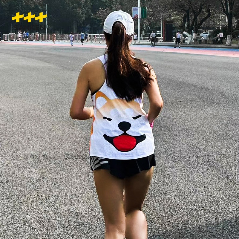 HANLU Áo Ba Lỗ Thể Thao marathon Trọng Lượng Nhẹ Thoáng Khí Nhanh Khô Cho Nam