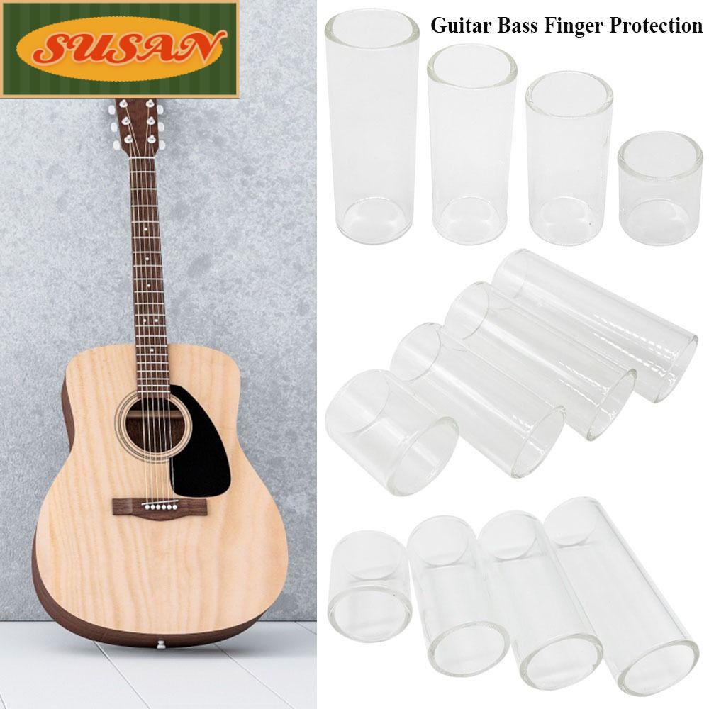 Set 2 Ống Trượt Trong Suốt Chuyên Dụng Cho Đàn Guitar Bass