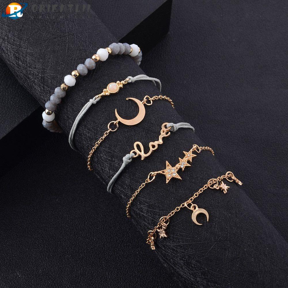 Set 6 VòNg Đeo Tay PhốI Tua Rua ThờI Trang|Túi Đeo Chéo Thời Trang Sành Điệu Cao Cấp Cho Nữ|Chuỗi Hạt Cườm