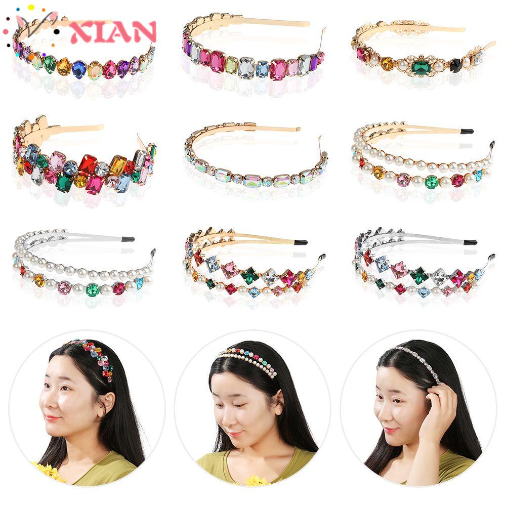 Xiantin Băng Đô Cài Tóc Đính Đá Sang Trọng