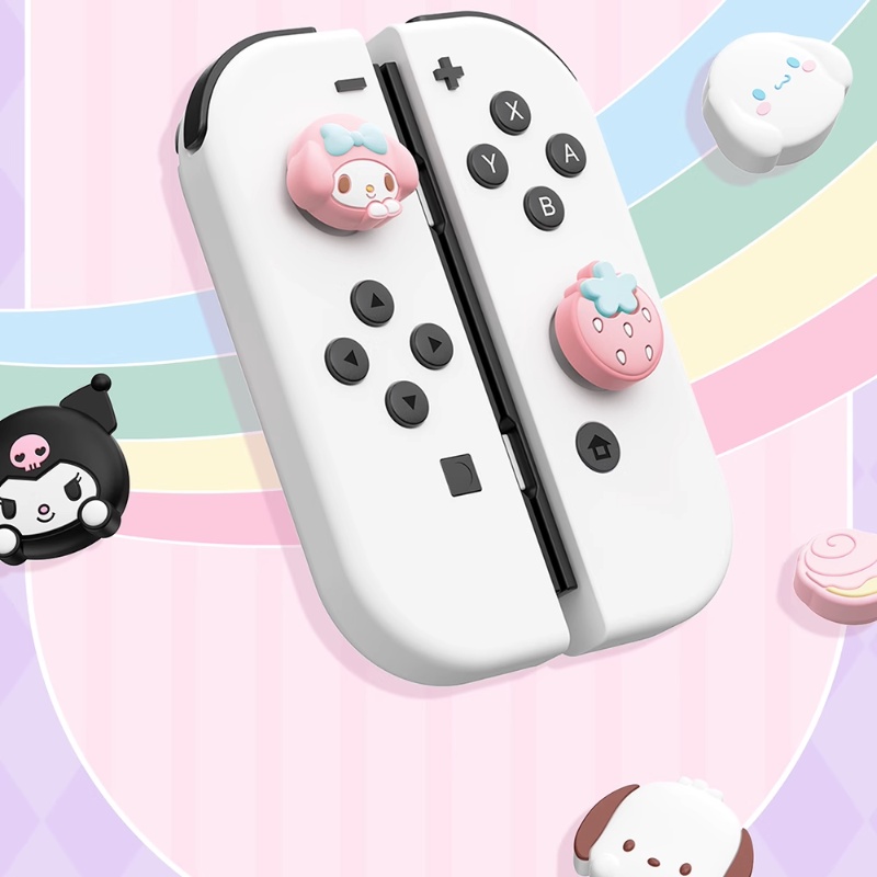 SANRIO Nắp Silicone Bảo Vệ Ngón Cái Cho Nintendo Switch Và Switch OLED