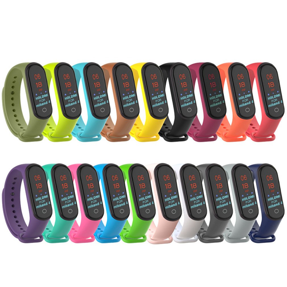 Strap For Xiaomi-Band 3/4 Silicone Wristband Bracelet Replacement Strap sunnyfun