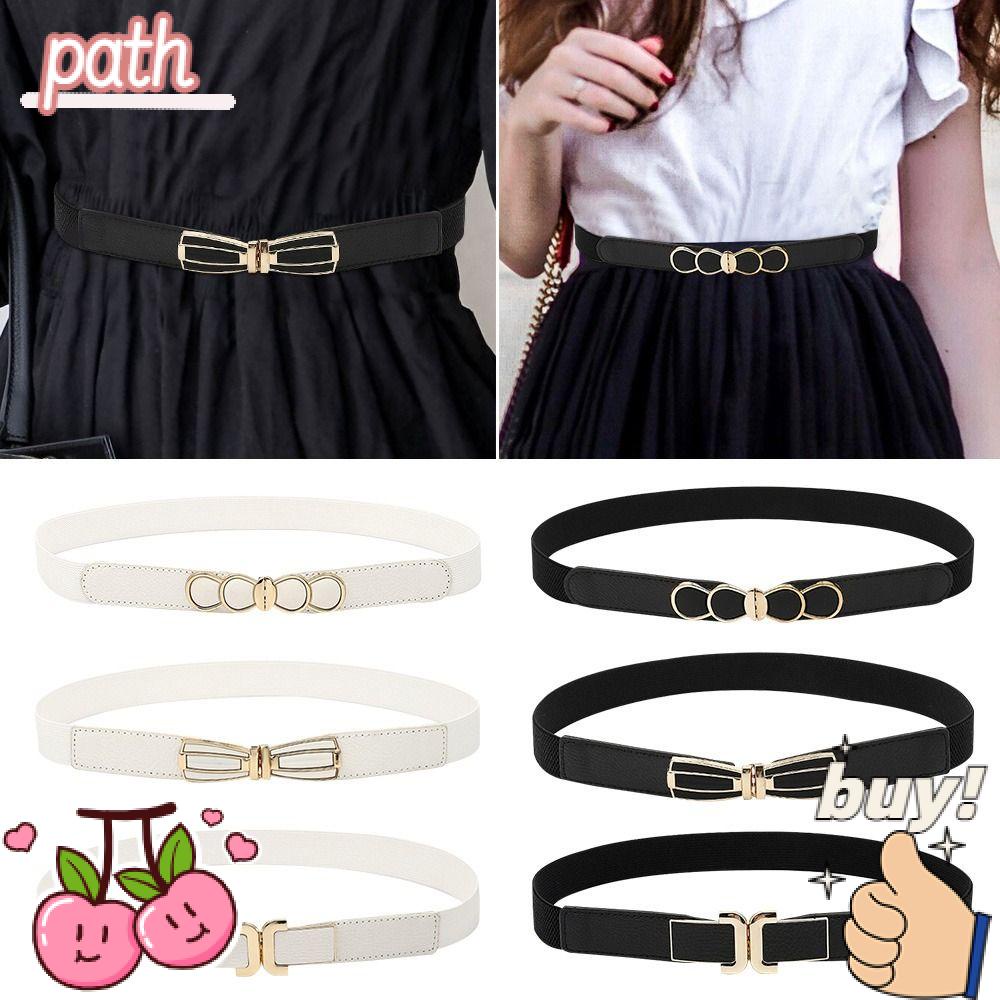 Thắt Lưng Khóa Kim Loại Co Giãn Thời Trang Punk