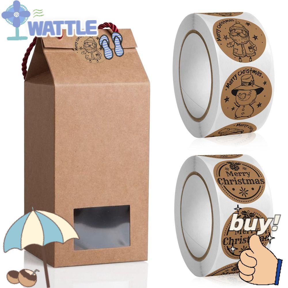 Cuộn 500 Hình Dán Trang Trí Giáng Sinh Đẹp Mắt