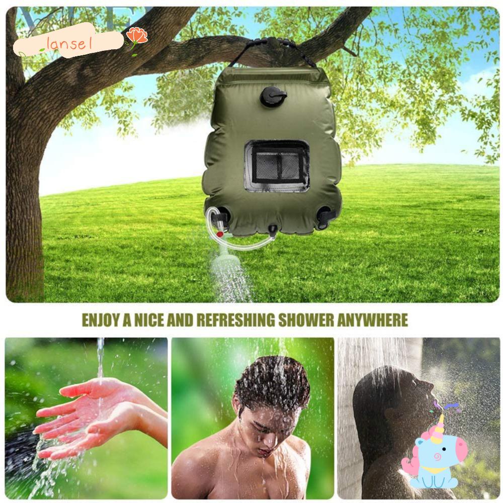 Túi Đựng Nước Tắm Sử Dụng Năng Lượng Mặt Trời Có Thể Gập Lại Tiện Dụng