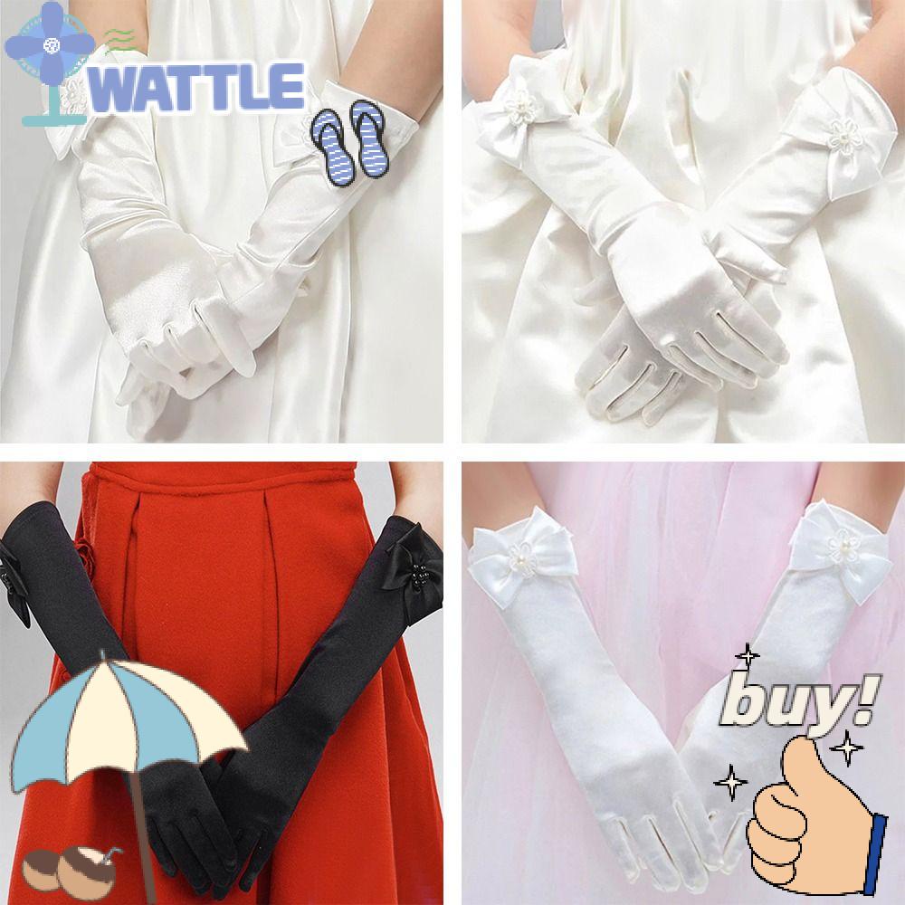 Găng Tay Công Chúa Dáng Dài Thời Trang Biểu Diễn Nhảy Múa Cho Bé Gái