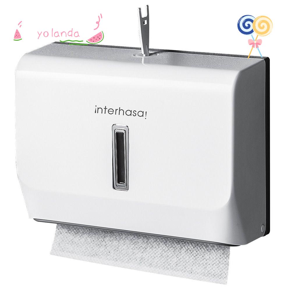 Giá Đỡ Cuộn Giấy Vệ Sinh Gắn Tường Không Cần Chạm Màu Trắng Tiện Dụng Cho Phòng Tắm / Nhà