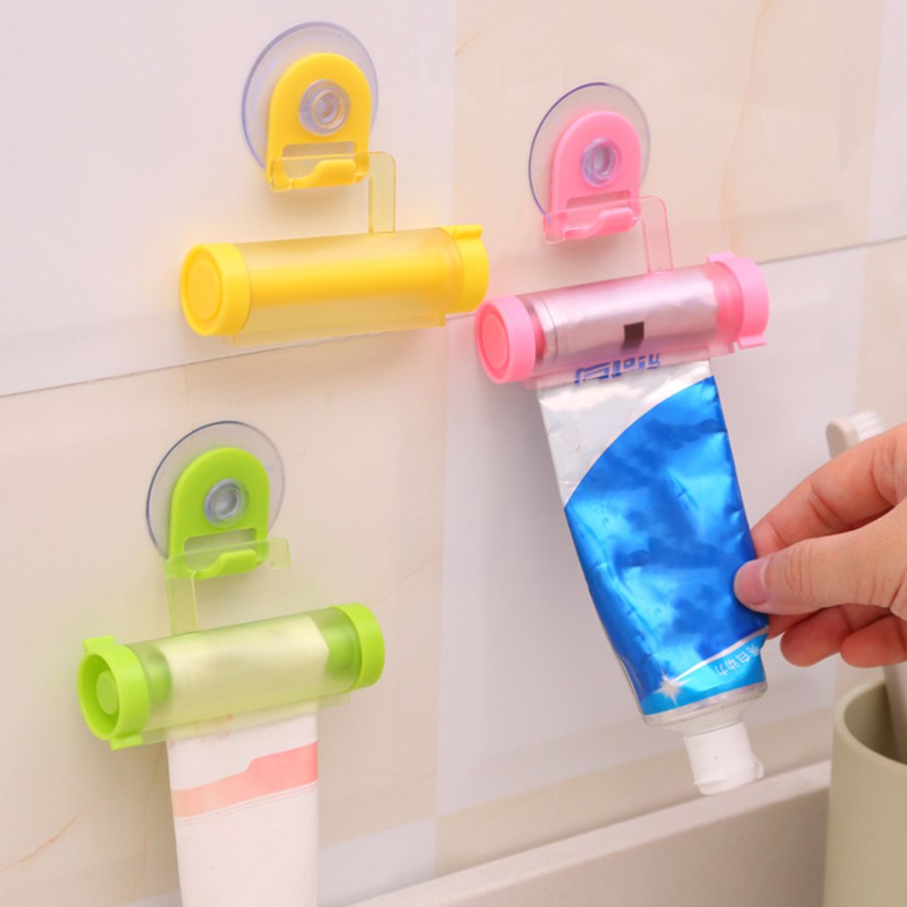 =Christmas=Rolling Squeezer Portable Toothpaste Squeezer Hanging Toothpaste Dispenser