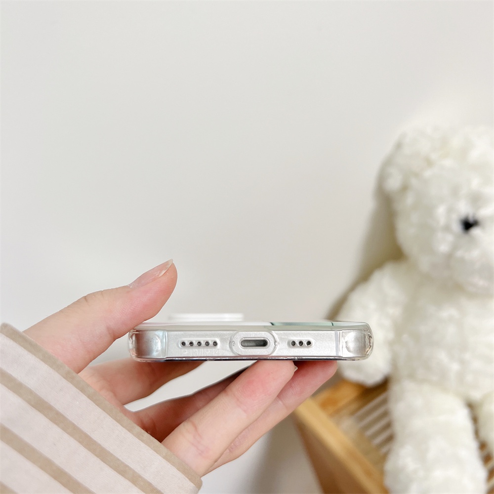 Ốp Điện Thoại TPU Mềm Trong Suốt Chống Sốc Hình Hoa Tulip Cho iPhone 14 13 12 11Pro Max