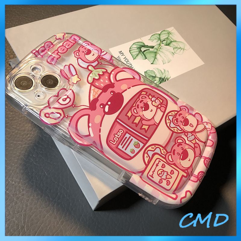 Ốp lưng iphone Điện Thoại Phim hoạt hình gấu dâu tây, TV, xà phòng, máy ảnh chống chấn động, vỏ điện thoại silicon Cho Iphone 6 / 6S / 6splus / se / 7 / 7plus / 8 / 8plus / X / xs / xsmax / 11 / 12 / 13 / 14 / Plus / Pro / Pro Max-425