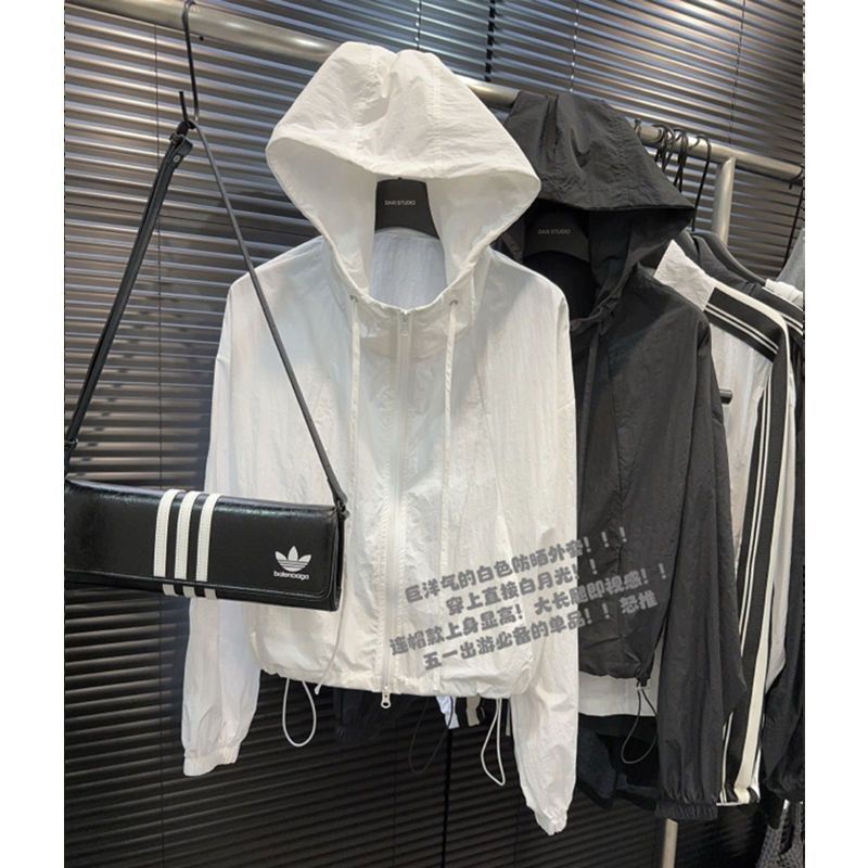 Áo Khoác Chống Nắng Thoáng Khí Dáng Rộng Thời Trang Mùa Hè 2023 Mới Phong Cách Hàn Quốc Cho Nữ