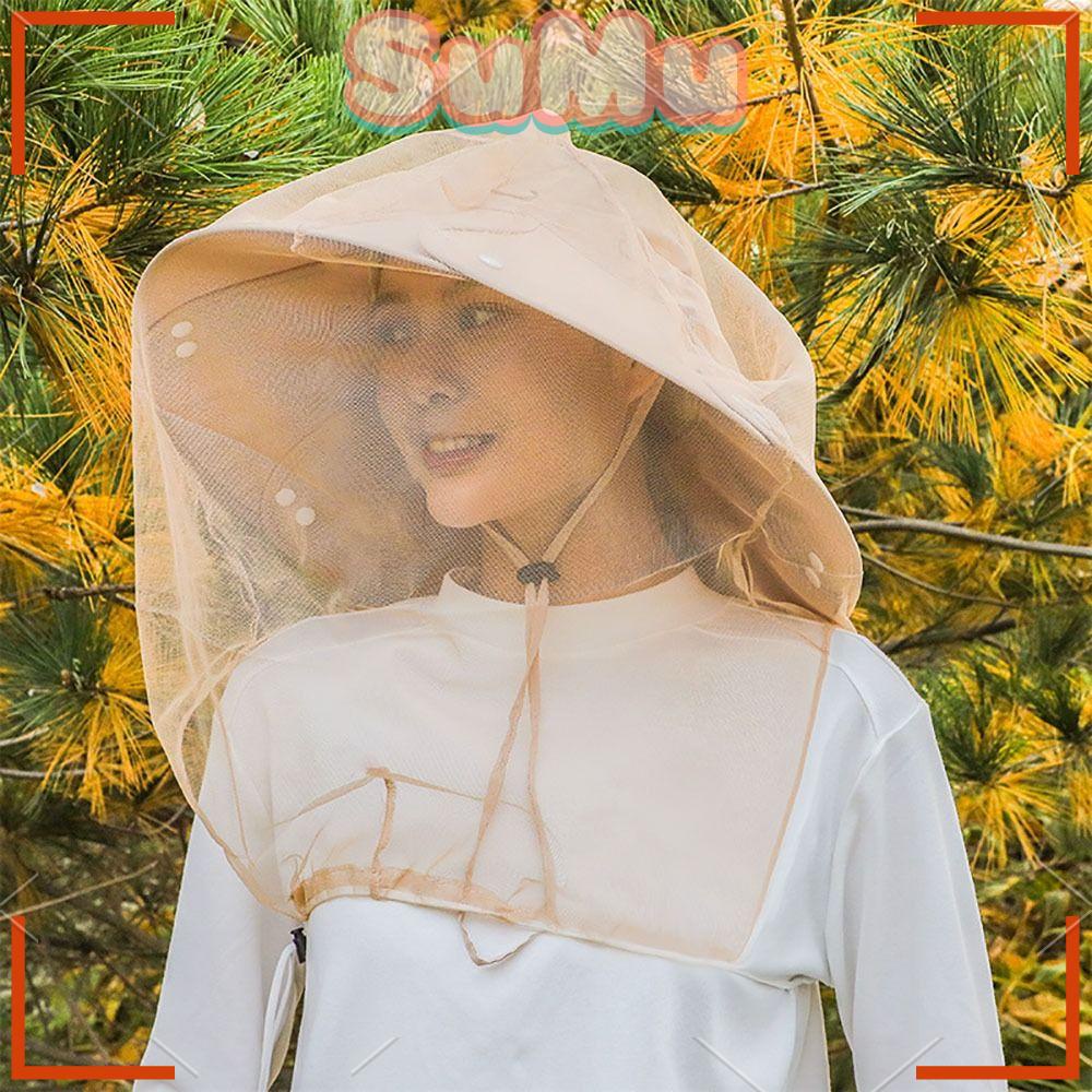 Set 2 Mũ Lưới Trùm Đầu Chống Muỗi Dùng Khi Đi Câu Cá Ngoài Trời