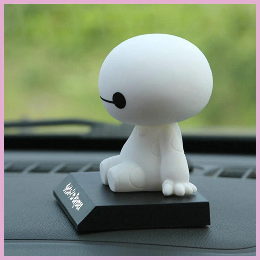 Mô Hình Baymax Lắc Đầu Bằng PVC Sáng Tạo Trang Trí Nội Thất Xe Hơi