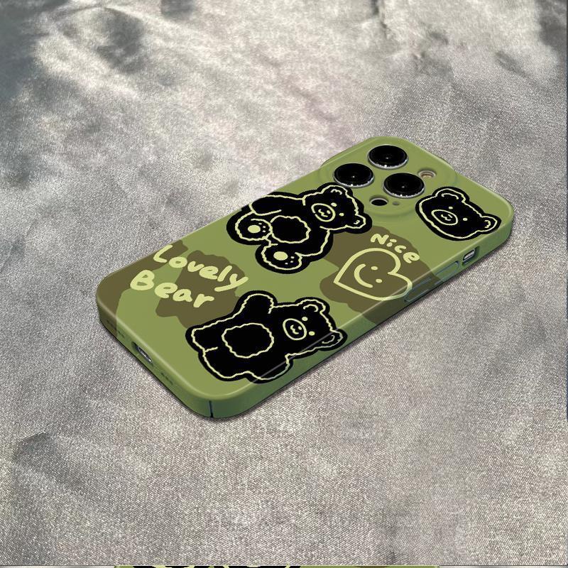 Ốp Điện Thoại Mềm Chống Sốc In Hình Gấu 11I Cho Iphone 11 78plus 14pro 12 max 13 XV1I