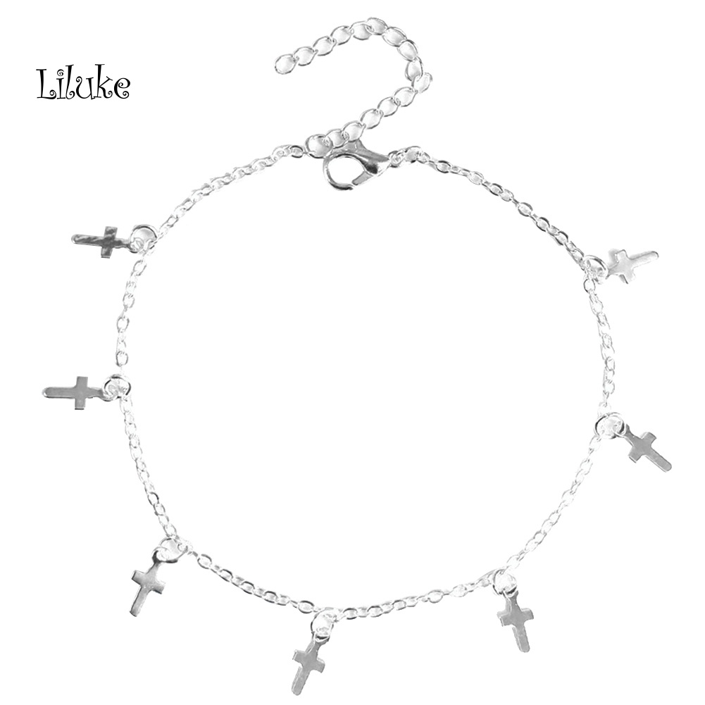 Lắc Chân Mặt Chữ Thập Thời Trang Dành Cho Nữ