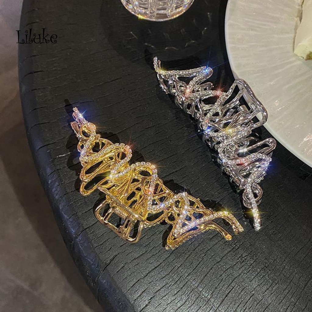 Kẹp Tóc Càng Cua Lớn Đính Đá Nhiều Màu Sắc Lựa Chọn Thời Trang Cho Nữ