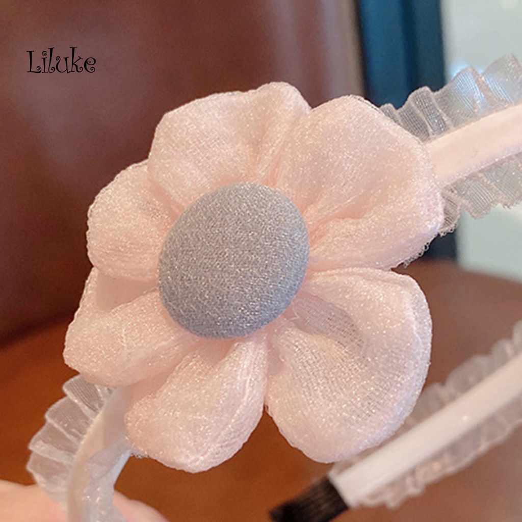 Băng Đô Cài Tóc Phối Nơ Trang Trí Ngọc Trai Xinh Xắn Cho Nữ