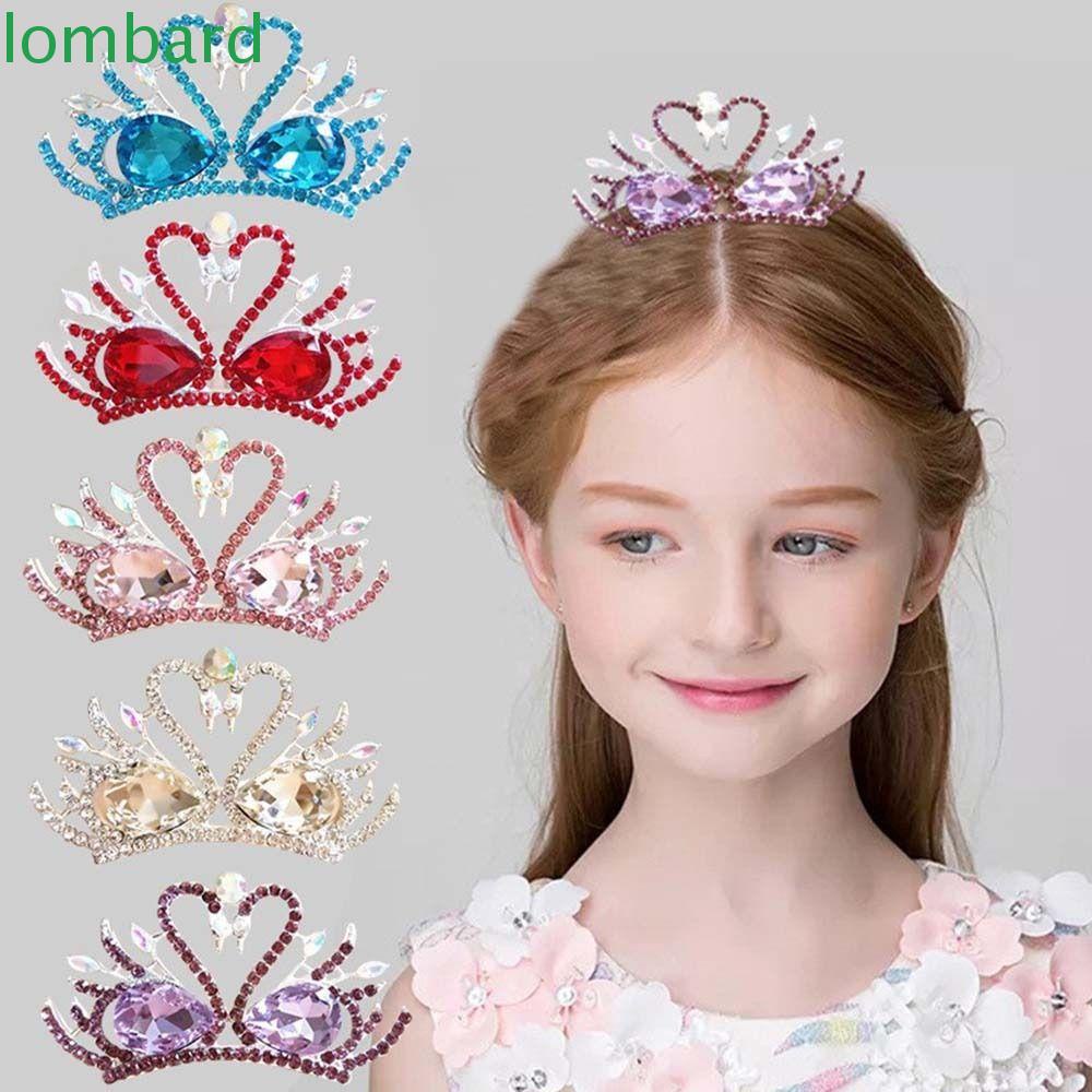 Vương Miện Cài Tóc Hình Thiên Nga Dễ Thương Cho Nữ