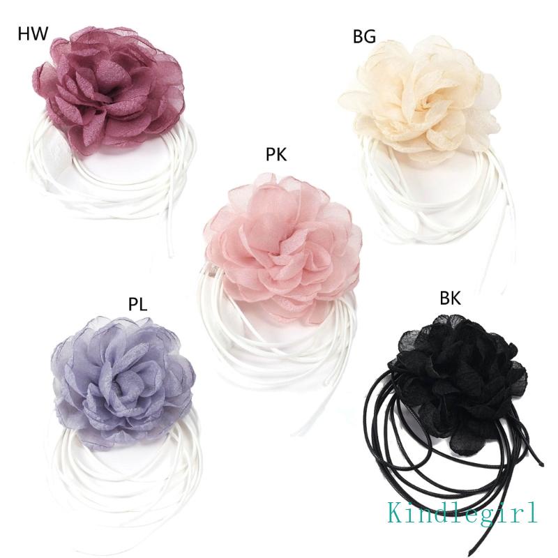 Vòng Cổ Choker Y2K Họa Tiết Hoa Phong Cách Gothic Có Thể Điều Chỉnh Kích Cỡ