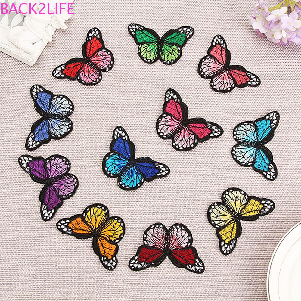 2 Miếng Vá Quần Áo Hình Bướm Có Thể Giặt Được DIY