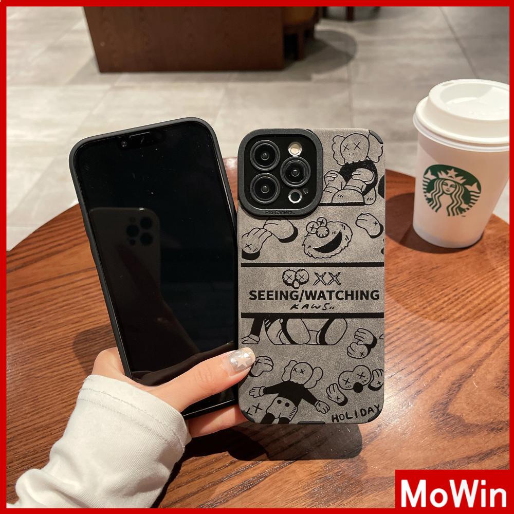 Ốp lưng iPhone 14 Pro Max Ốp Lưng iPhone Da Học Sinh Miếng Dán Da Lộn Vỏ Máy Ảnh Hoạt Hình Dễ Thương Tương Thích Với iPhone 13 Pro max 12 Pro Max 11 xr xs max 7Plus 8Plus