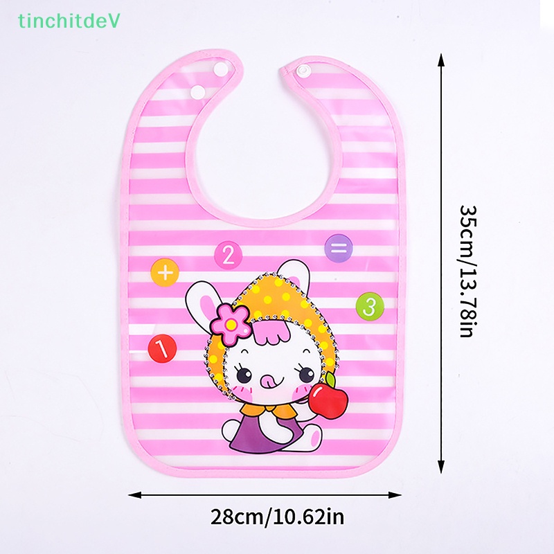 [TinchitdeV] Yếm Ăn Chống Thấm Nước Tiện Lợi Hoạt Hình Cho Bé [Mới]