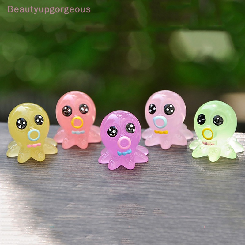 1 Mô Hình Bạch Tuộc Dạ Quang Trang Trí Tiểu Cảnh