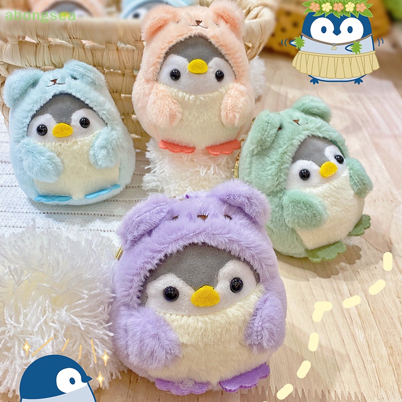 Móc Khóa Hình Chim Cánh Cụt Nhồi Bông Đáng Yêu