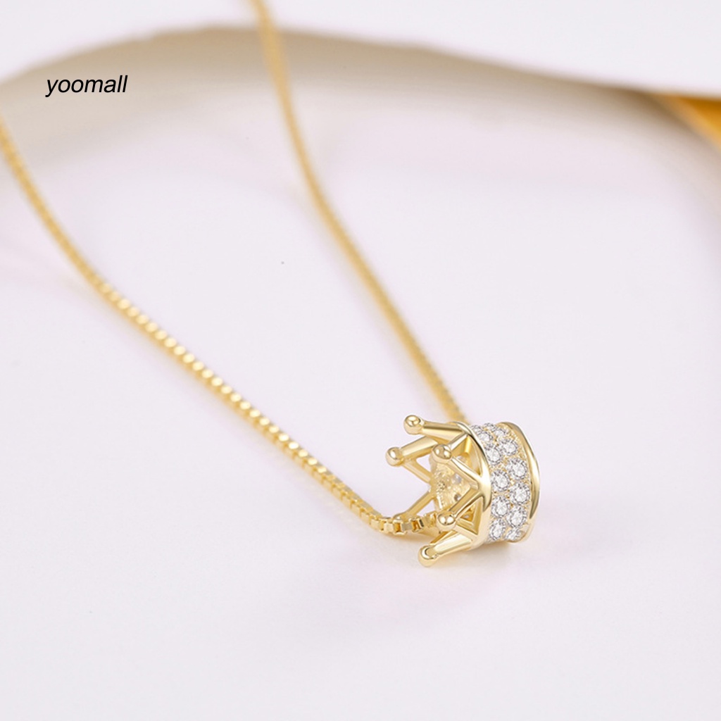 Vòng cổ Mặt Hình Vương Miện Thời Trang Cho Nữ