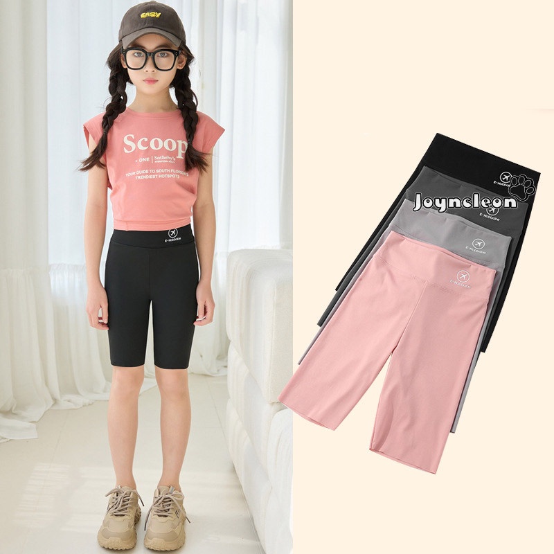 Joyncleon Quần Short Lưng Cao Thời Trang Mùa Hè Cho Bé Gái