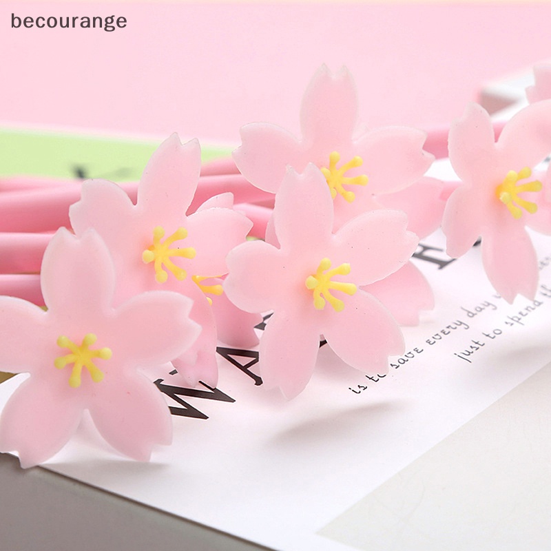 1 Bút Mực Gel Ngòi 0.5mm Hình Hoa Sáng Tạo