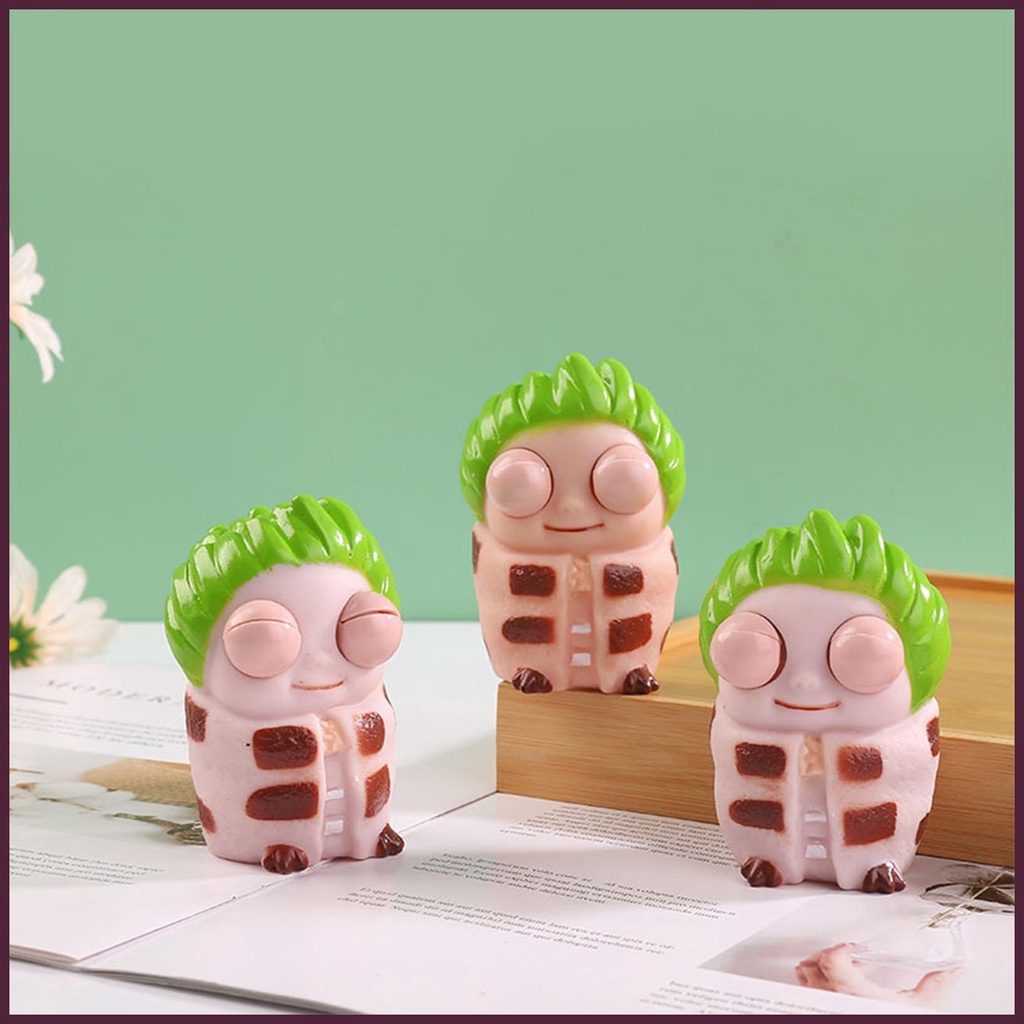 Đồ chơi Bóp Linh hoạt Eye Popping Toy với Biểu cảm Sinh động Đồ chơi Hoạt hình Đáng yêu để Trang trí Máy tính để bàn gelaidvn