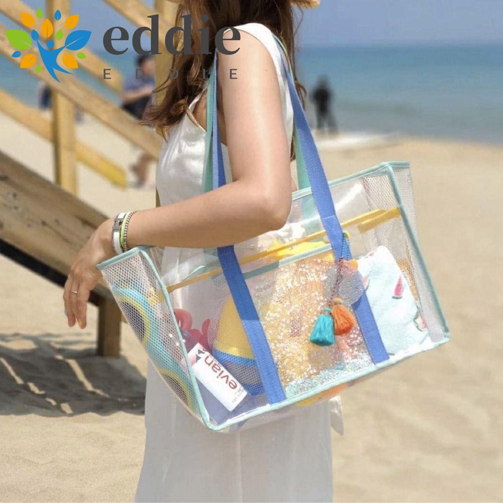 Túi Đeo Vai Bằng PVC Trong Suốt Chống Thấm Nước Thời Trang Mùa Hè 26 Eddie