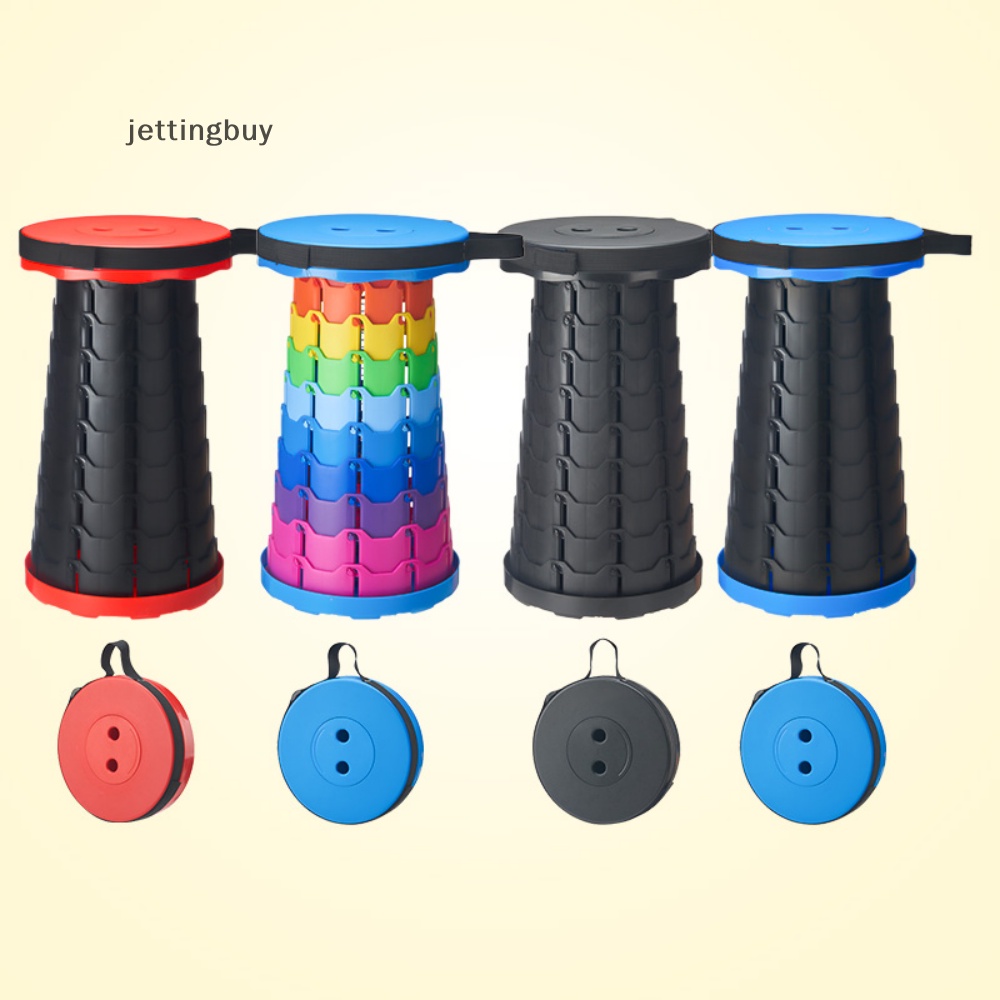 Ghế Đẩu Phản Lực Bằng Nhựa Gọn Nhẹ Có Thể Gấp Gọn Kèm Túi Đựng Tiện Dụng Mang Theo Câu Cá / Cắm Trại